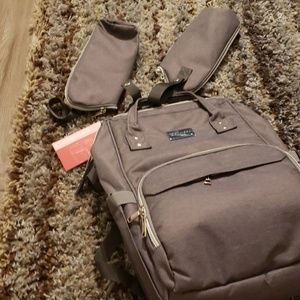 Diaper bag with charging cable